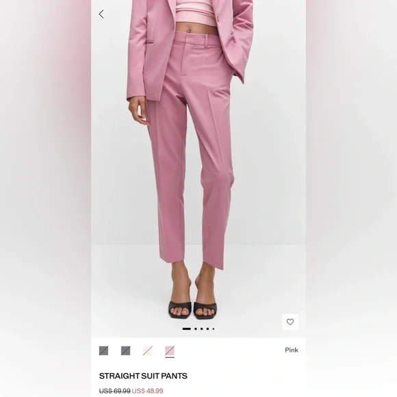 NWT Mango Pink Suit set - Picture 4 of 8